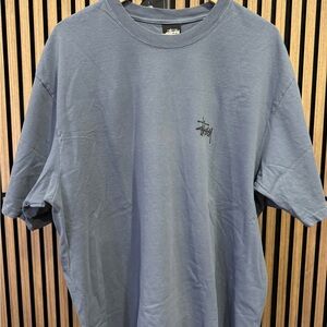 Stussy Pigment Dyed Slate Blue Tee